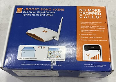 #ad Cell Phone Signal Booster Zboost Soho Yx545 $79.99