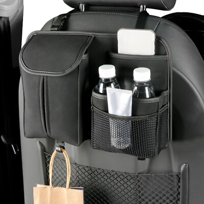 #ad Multi Pocket Car Interior Storage Accessories Seat Hanging Bag Organizer Holder $22.52