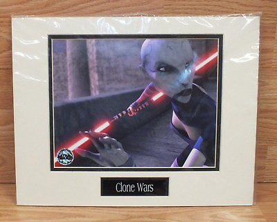 #ad Officially Licensed Star Wars Photograph of Asajj Ventress From Close Wars *READ $199.08