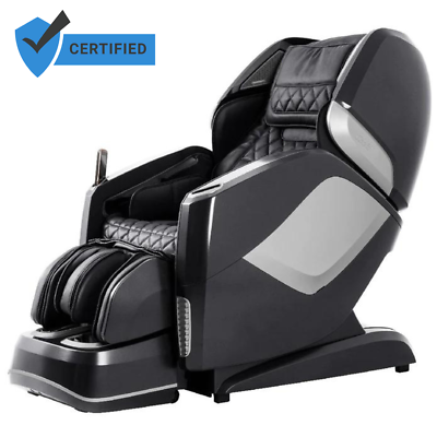 #ad Osaki OS Pro 4D Maestro SL Track Heated Massage Chair Black Silver Open Box $3616.00