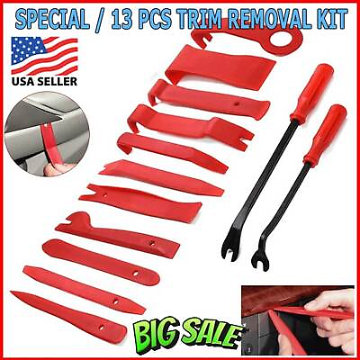 #ad 5 13pc Auto Trim Removal Tool Kit Car Panel Door Dashboard Fastener Remover Pry $3.99