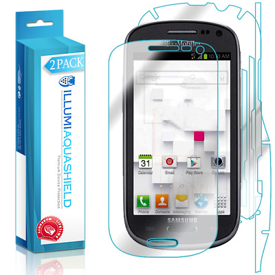 #ad 2x iLLumi AquaShield Screen Back Protector for Samsung Galaxy Exhibit Ace II $18.64