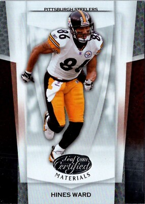 #ad #ad 2007 Leaf Certified Materials Hines Ward #111 Pittsburgh Steelers Football Card $1.89