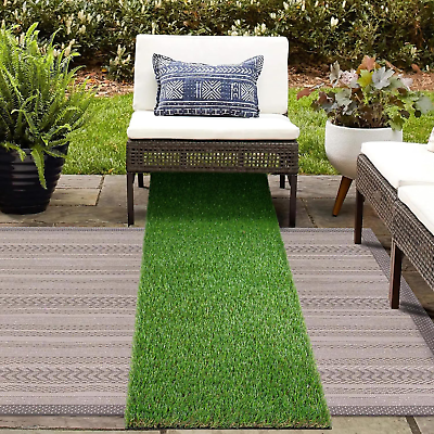 2X6 FT Artificial Turf Grass Runner Rug Thick Realistic Fake Grass for Dogs... #ad $39.99