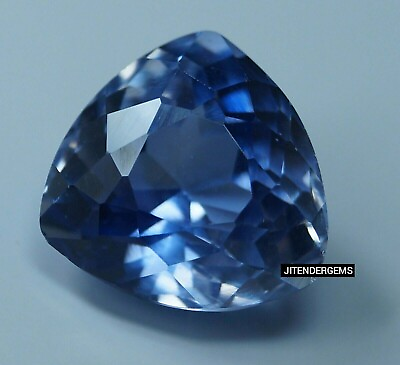 Best Quality Natural Cornflower Blue Sapphire 14 Ct Cut Treated Loose Gemstone $24.64