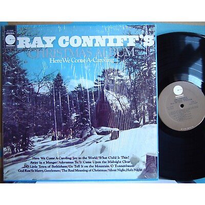 #ad Vintage LP: Ray Conniff#x27;s Christmas Album Here We Come A Caroling 1965 In Shrink $9.99