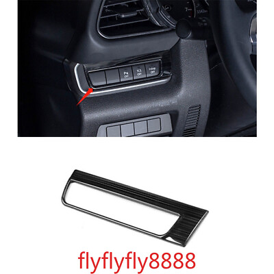 #ad For Mazda CX 30 2020 2022 Black Titanium Car Function Control Button Frame Trim $23.30