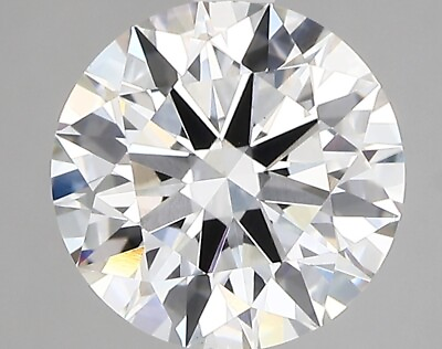 Lab Created Diamond 2.86 Ct Round G VVS2 Quality Ideal Cut IGI Certified Loose $1838.85