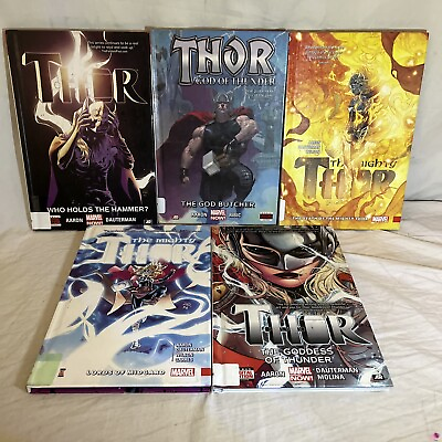 #ad #ad Thor God Of Thunder Mighty Thor Hardcover Marvel Graphic Novels Aaron Dauterman $30.00