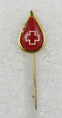#ad #ad Red Cross: 1949 Blood Donor Plastic stick pin $7.95