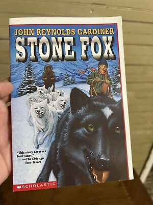 Stone Fox by John Reynolds Gardiner Paperback Book Dogsled Racing Ididarod $1.50