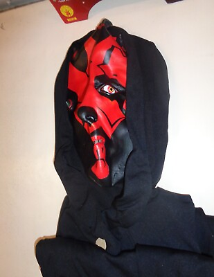 Star Wars DARTH MAUL Halloween Mask Cape Sith Lord Vintage 90s Rubies#x27;s LFL $14.99