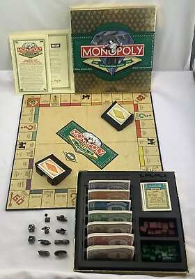 #ad 1995 Monopoly 60th Anniversary Edition Game Limited Edition Complete Very Good $53.99