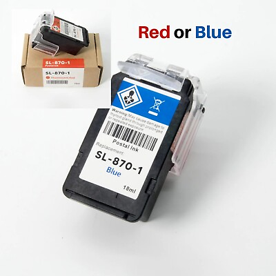 #ad Pitney Bowes SL 870 1 RED or BLUE USPS Fluorescent Ink for SendPro Mailstation $45.50