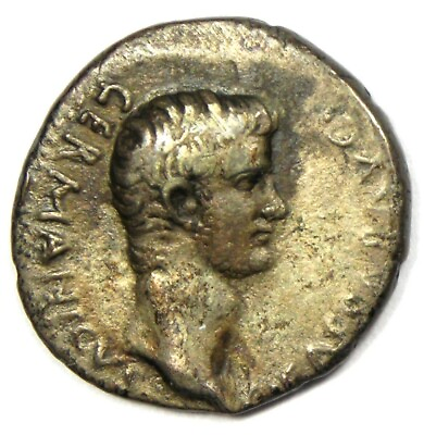 Gaius Caligula AR Drachm Cappadocia Caesarea Silver Coin 37 41 AD Good VF $1225.50