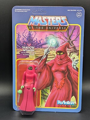 #ad Sealed New ReAction Super7 SHADOW WEAVER Masters of the Universe Moc $13.94