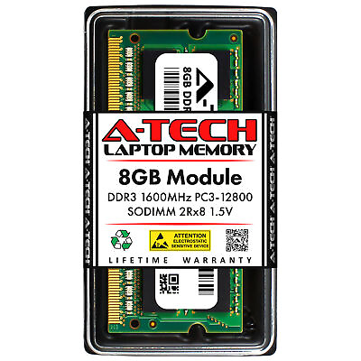 8GB PC3 12800S Clevo P151SM1 W248BZQ W251EFQ W251ESQ W251EUQ W310CZ T Memory RAM $24.99
