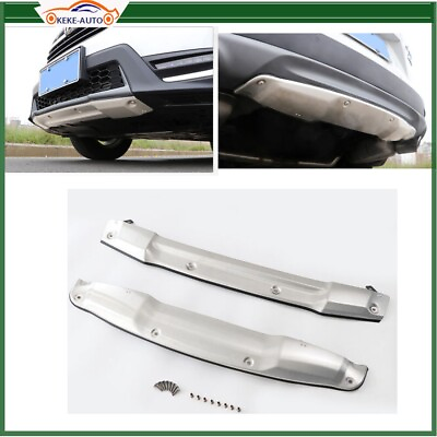 #ad Fits for Honda CRV 2017 Front Rear Stainless Steel Skid Plate Bumper Guard Bars $249.00