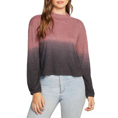 Chaser Womens Crew Neck Knit Ribbed Pullover Top Shirt BHFO 6714 $7.99