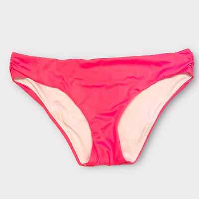 #ad VICTORIA’S SECRET hot neon pink classic hipster bikini bottom size medium $19.00