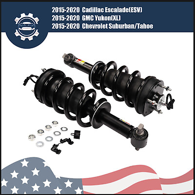 Pair Front Loaded Quick shock Struts Magnetic Ride for 2015 20 Cadillac Escalade #ad $209.00