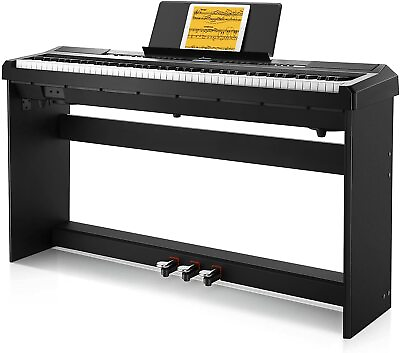 #ad 🎹 Donner DEP 20 Weighted Digital Piano Stand 238 Tones Electronic Keyboard 88 $399.99
