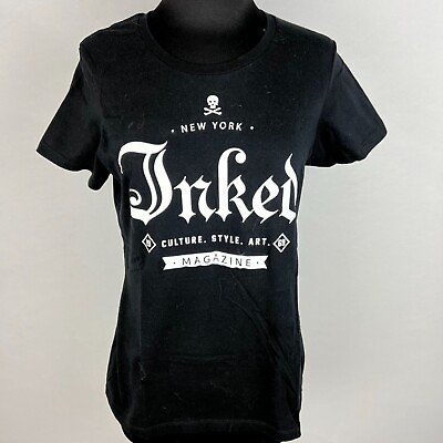 #ad Inked Magazine Womens Missy Lrg T Shirt $25.99