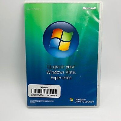 #ad #ad Microsoft Windows Anytime Upgrade Disc Upgrade your Windows Vista Experience $14.90