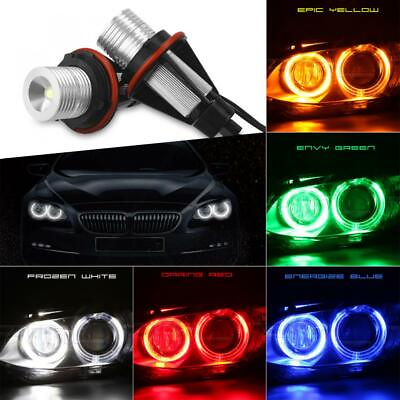 #ad 2pcs LED Angel Eyes Marker Lights Bulbs Fit for BMW 1 5 6 7Series $13.60