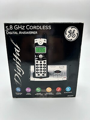 #ad GE Cordless Digital Phone Call Waiting Speaker Expandable Cordless Ringtones NEW $40.00