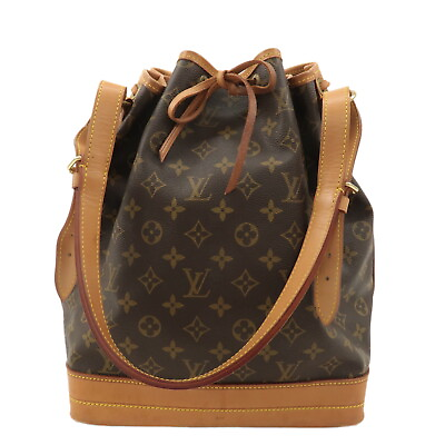#ad Authentic Louis Vuitton Monogram Noe Shoulder Bag Hand Bag Brown M42224 Used F S $900.00