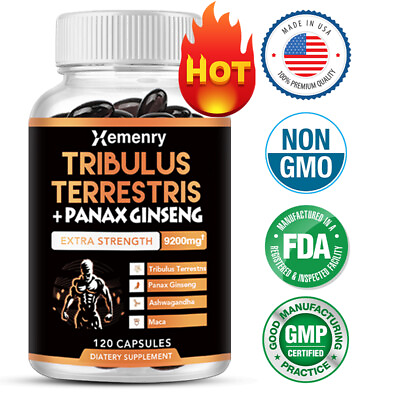 #ad Tribulus Terrestris Boost Energy Improve Stamina Testosterone Booster $9.67