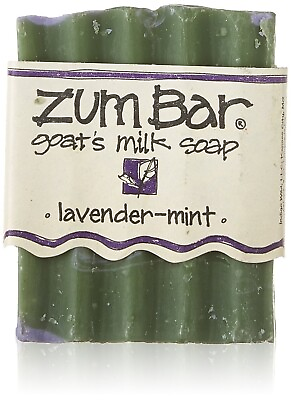 New Indigo Wild Zum Bar Goat#x27;s Milk Soap Lavender Mint $8.00