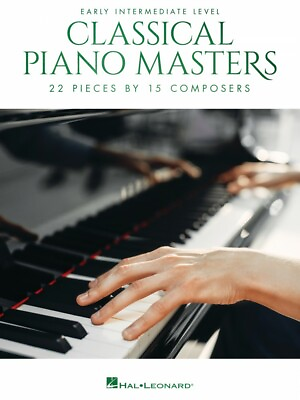 #ad Classical Piano Masters Early Intermediate Level Sheet Music NEW 000329685 $8.95