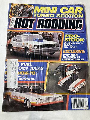 #ad Popular Hot Rodding Magazine Sept 1979 Mini Car Turbo Chrysler Glidden $15.46