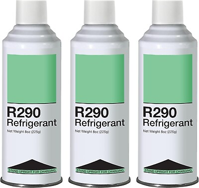 #ad Leak Saver R290 Refrigerant Upright Liquid Charging Self Sealing Can 3 Pack $43.95