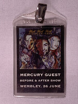 #ad Wet Wet Wet Pass Ticket Original Before And After Show Picture This Wembley 1995 GBP 26.25