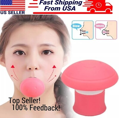#ad Double Chin Removal Reducer V Face Slimming Firming Jaw Sagging Mouth Exerciser $9.97