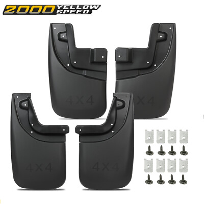 #ad 4PCS Fit For 05 15 Toyota Tacoma Mud Flaps Mud Guards Splash Guards Rear Front $26.81