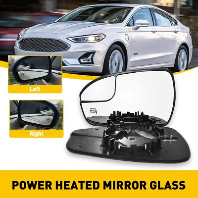 #ad For Ford Fusion 2013 2020 LR Driver Side Heated Rearview Wing Mirror Glass Clear $23.91