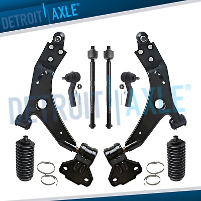 #ad Front Lower Control Arms w Ball Joints Tie Rod Ends for 2013 2018 Ford Escape $126.69