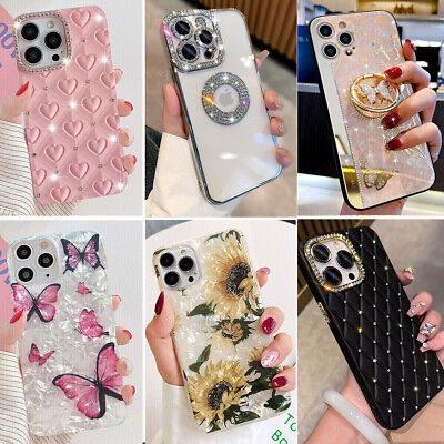 For iPhone 15 Pro Max 14 13 12 11 XS XR 8 Cute Shockproof Girl Phone Case Cover $7.98