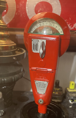 Vintage Duncan Parking Meter Working Duncan 60 original Red $140.00