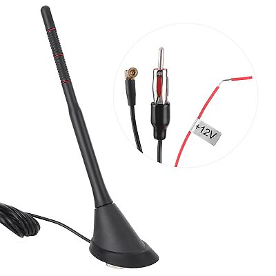 #ad ✈ Hot Hot Active Amplified DABFM Antenna Top Roof Mount Radio Aerial Digital $25.80