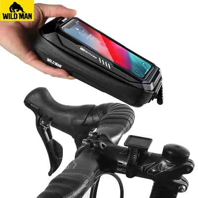 Bike Handlebar Phone Holder Mount Waterproof Case for Cycling on Mountain $21.14