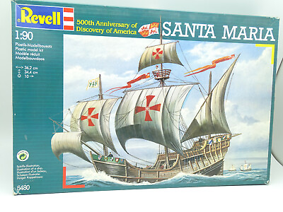 Revell Model Ship Boat 1 90 Columbus Ship Santa Maria 5480 $71.51