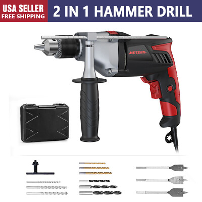 #ad Hammer Drill 950W High Power Impact Drill Tool 13MM Keyed Chuck 17Variable Speed $46.99