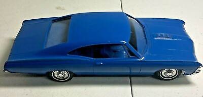 #ad Vintage Auto Dealer Promo 1967 Medium Blue Chevy Impala SS 427 1 25 $300.00