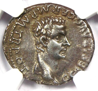 Caligula AR Denarius Silver Gaius Coin 37 41 AD Certified NGC Choice XF EF $8516.75