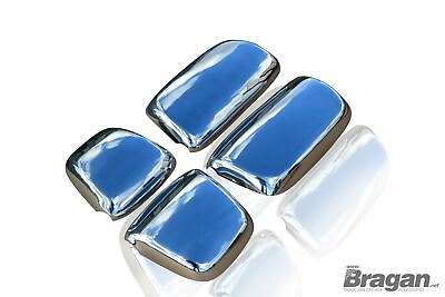 Mirror Cover x4 To Fit 2013 DAF XF 106 Stainless Steel Chrome Truck Accessory $184.92